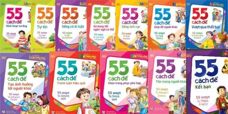 Bộ sách 55 cách dạy trẻ